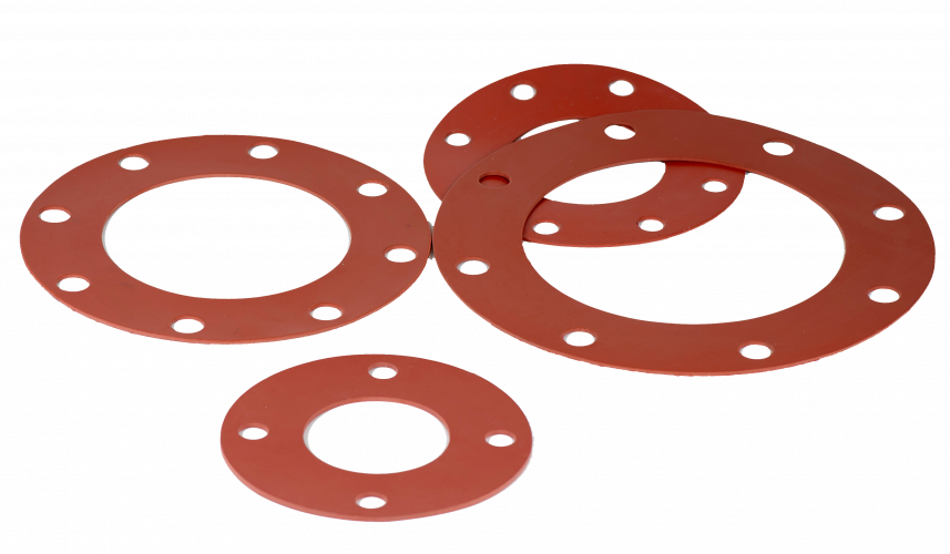 Phelps Style 1115 and 1130 - Full Face Red Rubber Gaskets